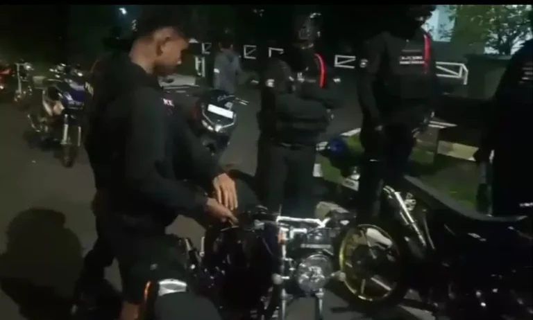 Tim Black Mamba Sikat Aksi Balap Liar di Banyudono, Pembalap dan Motor Diperiksa