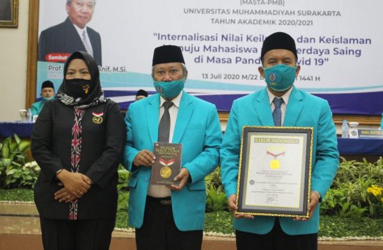 UMS Pecahkan Rekor MURI *Sambut Mahasiswa Baru Secara Online