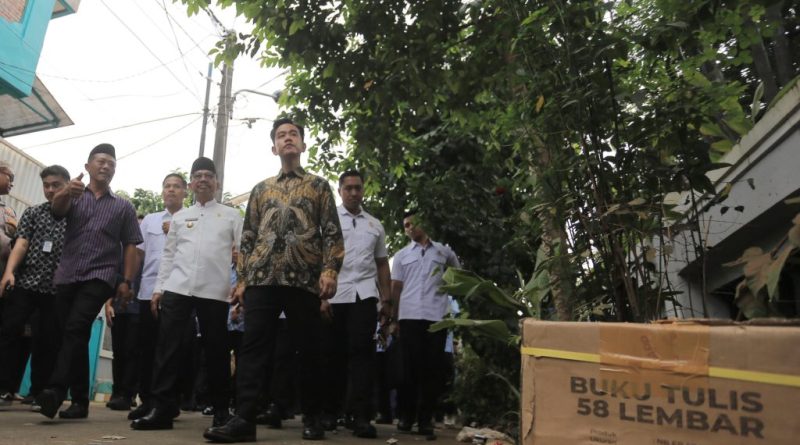 Wapres Gibran Tinjau Lokasi Banjir di Ciledug Indah, Tangerang